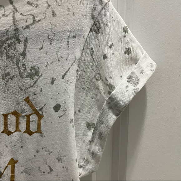 ALLSAINTS Portland Anna Graphic Short Sleeve Shirt / Tee - Size Small - Picture 6 of 7